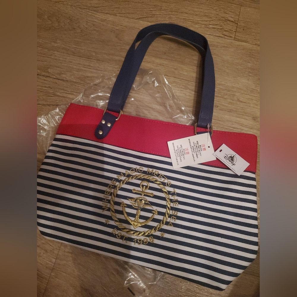 Disney Tote When Magic Meets The Sea est. 1998 Disney Theme Park Florida Bag NWT